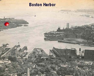 Where Grandma Joan's Ship docked in Boston Harbor, 1923.