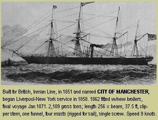 Lizzie's ship, City of Manchester