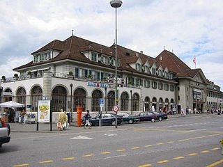 Lizzie Gyger left Switzerland in 1870 from this train station in Thun.