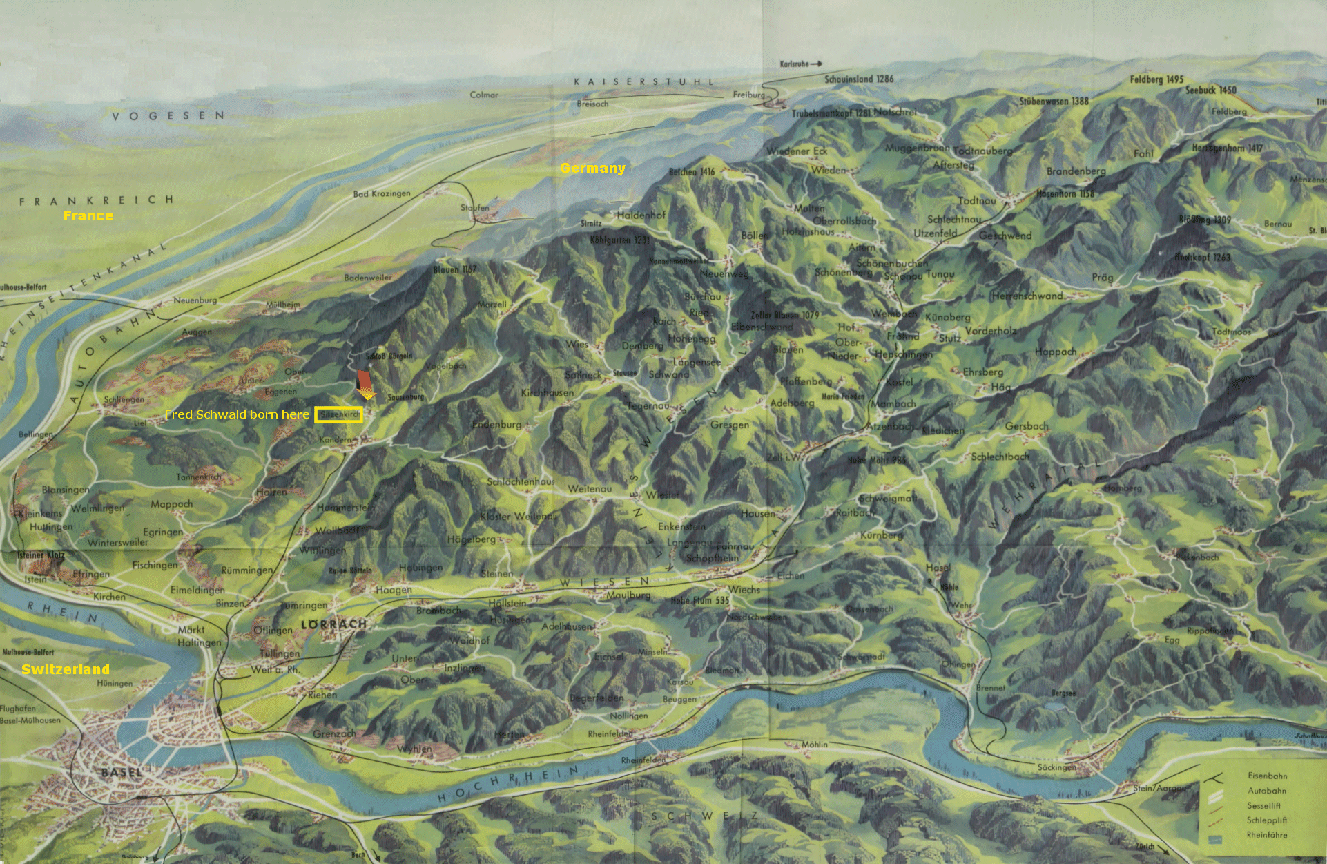 black forest germany map